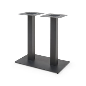 Structure de table Vadejord acier 70x40x73 cm noir [en.casa]
