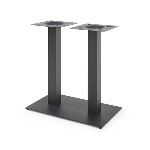 Structure de table Vadejord acier 70x40x73 cm noir [en.casa]