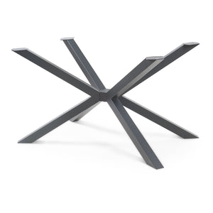 Structure de table Bemeenel 120x75x72 cm Acier Noir [en.casa]