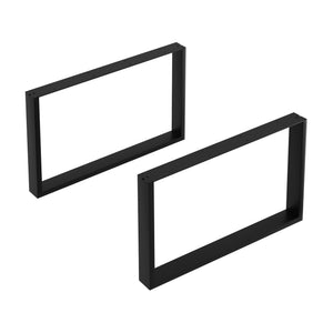 Set de 2 pieds de table Makers Rectangulaire Plusieurs tailles et couleurs [en.casa] 