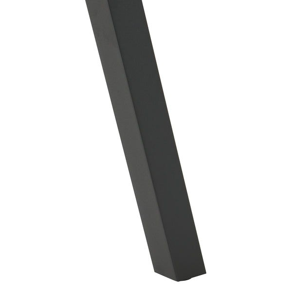 Lot de 2 pieds de table Heustreu acier noir [en.casa]