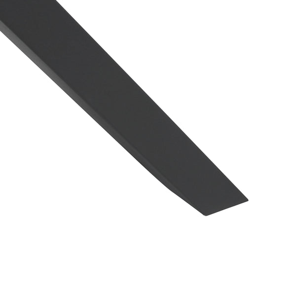 Lot de 2 pieds de table Maribo acier noir [en.casa]