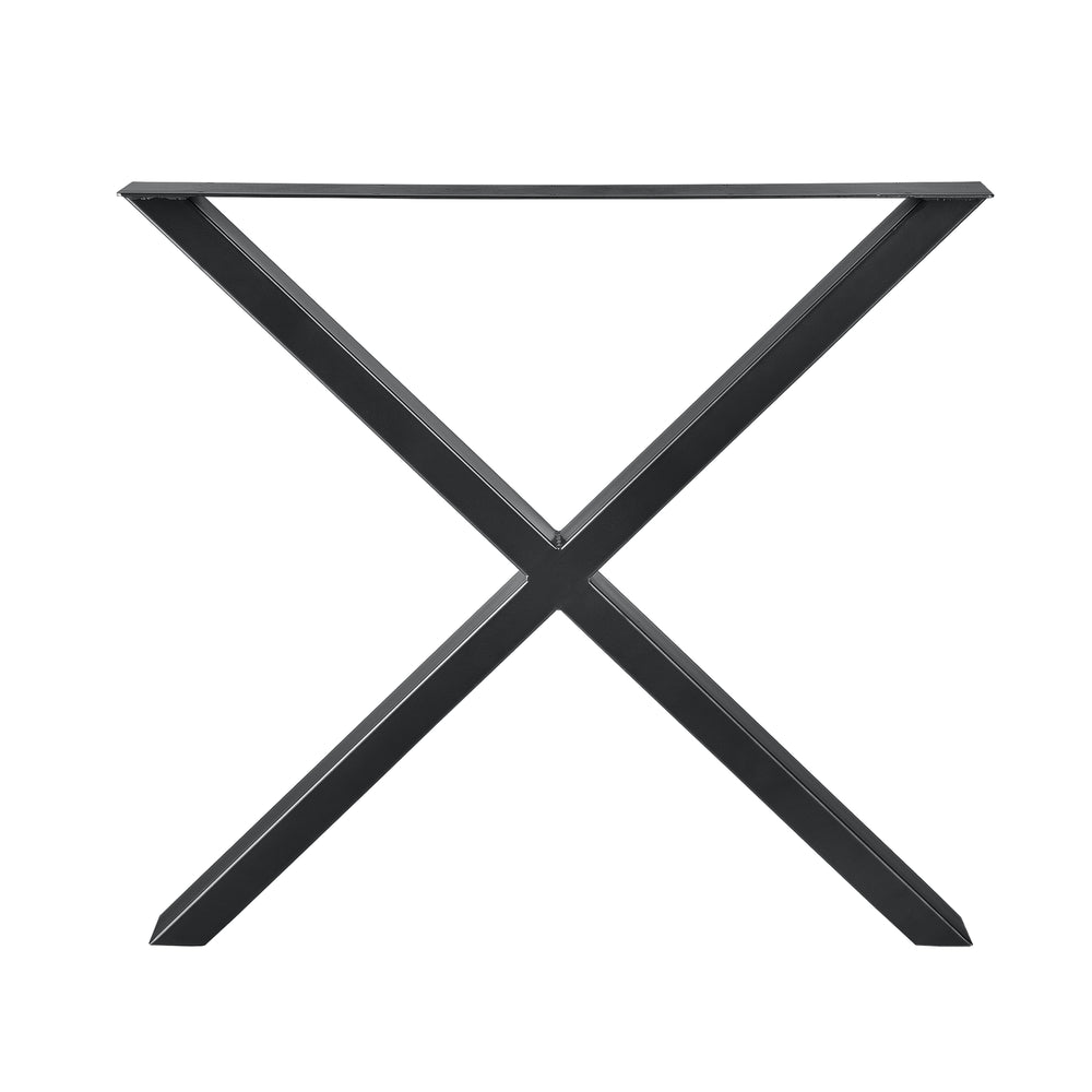 Piètement de table Greith lot de 2 - forme X en différentes couleurs et tailles [en.casa] - premiumXL