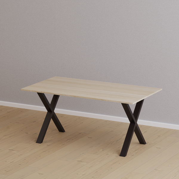 Piètement de table Høng noir différentes tailles [en.casa]
