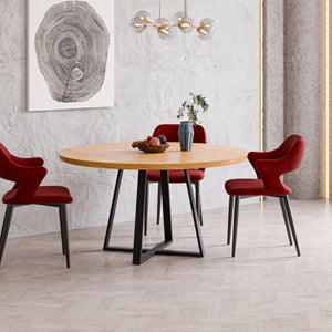 Piètement de table Kemijärvi acier [en.casa]