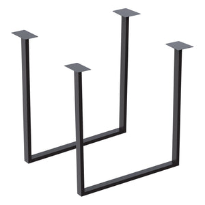 Piètement de table Holsted noir différentes tailles [en.casa]