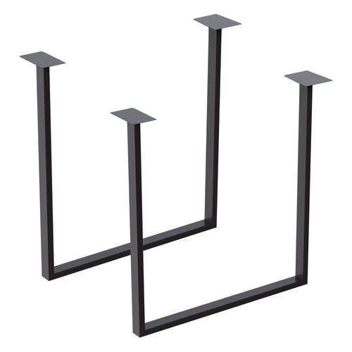 Piètement de table Holsted noir différentes tailles [en.casa]