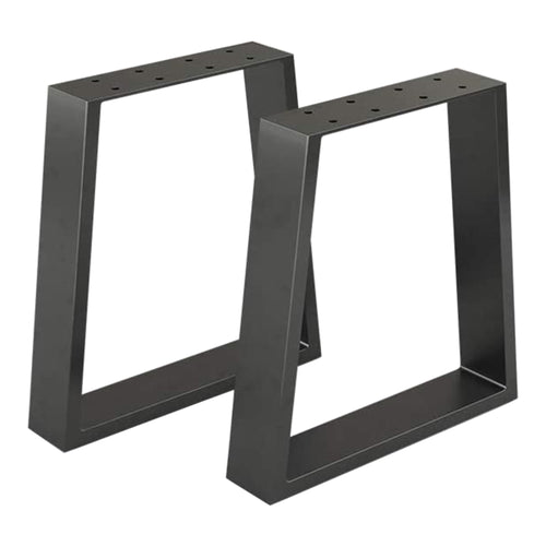 Tischgestell Marstal 42x40cm Schwarz [en.casa] - premiumXL