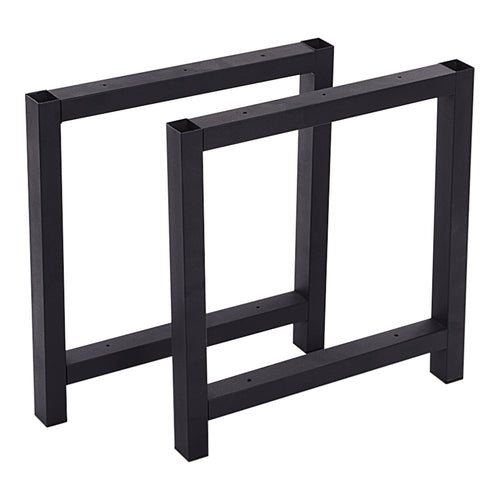 Piètement de table Møn 43x45cm Noir [en.casa]