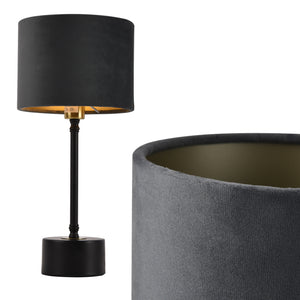 Lampe de Bureau Deventer Métal Flanelle E14 39 cm Plusieurs Couleurs [lux.pro]