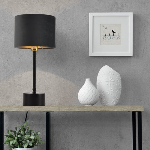 Lampe de Bureau Deventer Métal Flanelle E14 39 cm Plusieurs Couleurs [lux.pro]