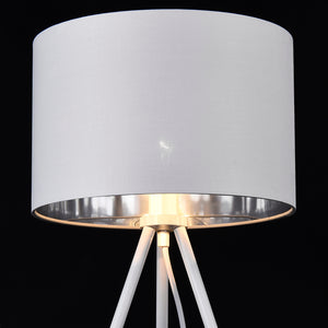 Lampe de table Metz Max 40W avec abat-jour en tissu et pieds en métal lux.pro