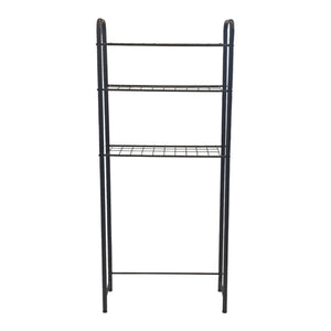 Étagère Nordborg de salle de bain à 3 niveaux sur pied noir [en.casa]