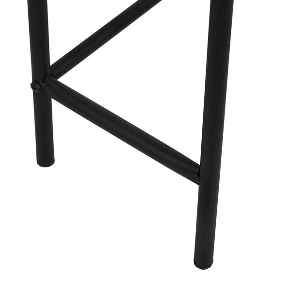 Étagère Nordborg de salle de bain à 3 niveaux sur pied noir [en.casa]