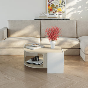 Table basse Klipsari 75x75x40 cm [en.casa]