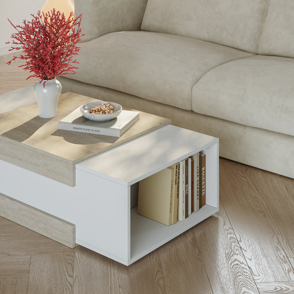 Table basse Eljak 110x57x31 cm [en.casa]