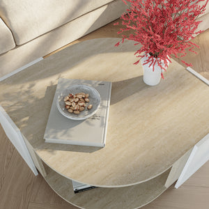 Table basse Klipsari 75x75x40 cm [en.casa]