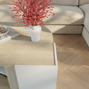 Table basse Klipsari 75x75x40 cm [en.casa]