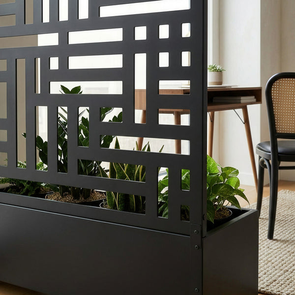 Cloison Bernalda avec jardinière en forme d'arc [casa.pro]