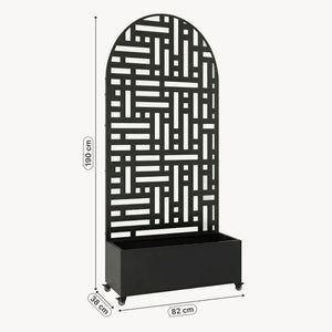 Cloison Bernalda avec jardinière en forme d'arc [casa.pro]