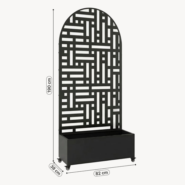 Cloison Bernalda avec jardinière en forme d'arc [casa.pro]