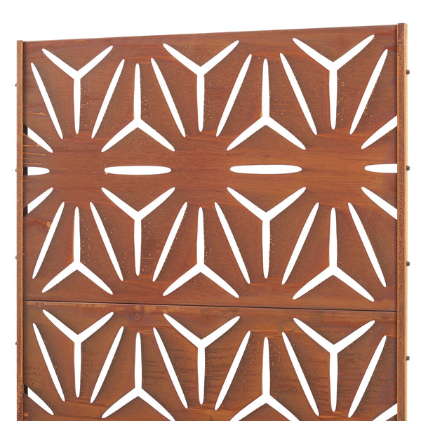 Paravent Kilsturd acier corten rouille casa.pro