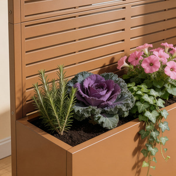 Brise-vue avec bac à fleurs Nodepp casa.pro
