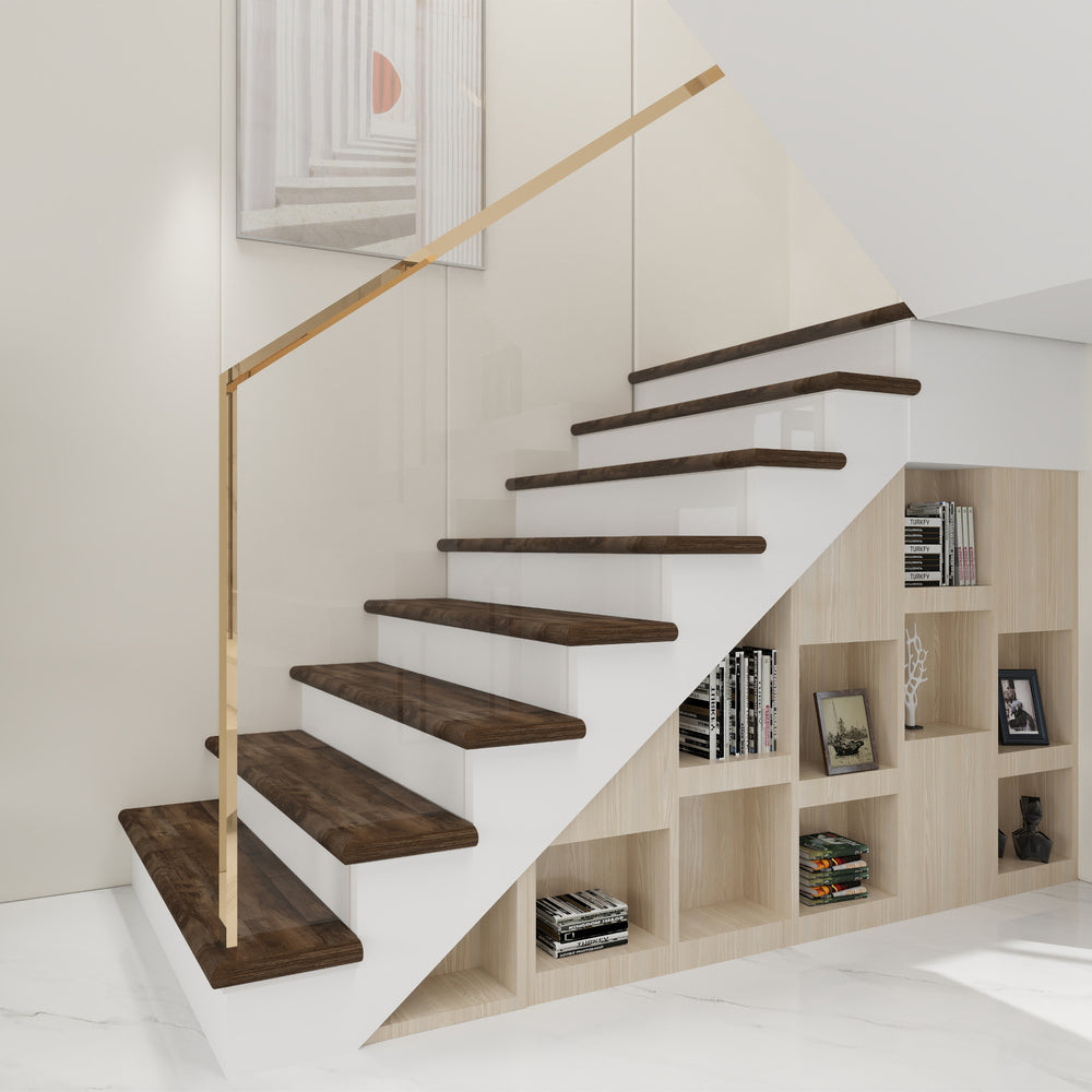 Ensemble de revêtement d'escalier Bunschoten [bois.neuf]