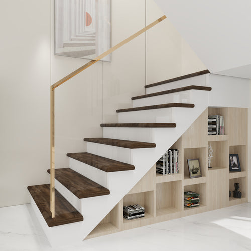 Ensemble de revêtement d'escalier Bunschoten [bois.neuf]