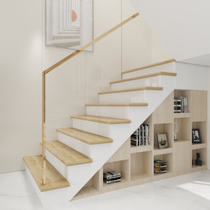 Ensemble de revêtement d'escalier Bunschoten [bois.neuf]