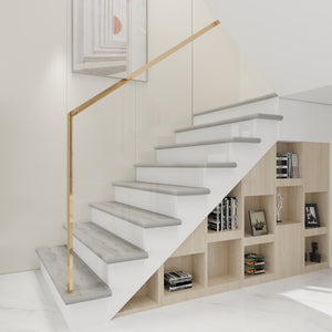 Lot de revêtements d'escalier Bunschoten 120 x 32 cm NEU.HOLZ