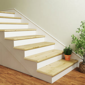 Ensemble de revêtement d'escalier Bunschoten [bois.neuf]