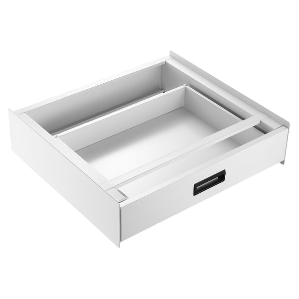 Kit de Superposition pour Lave-Linge Sèche-Linge Standard 60 cm Capacité 100 kg Blanc [en.casa]