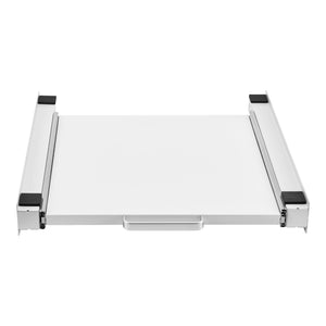 Kit de superposition universel pour appareils électroménagers Buxton blanc [en.casa]
