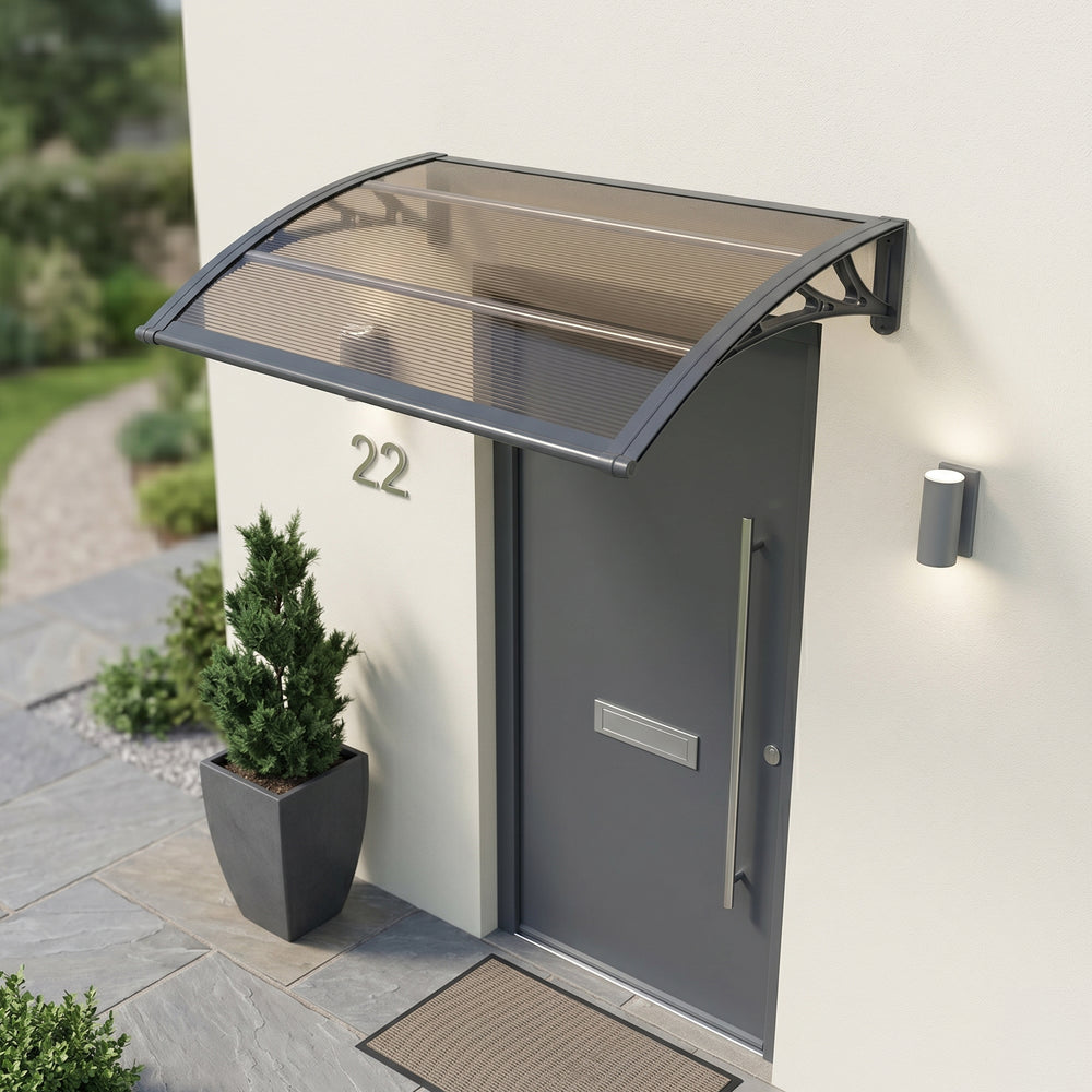 Auvent de Porte d'Entrée Mellerud 5 mm d'Épaisseur [en.casa]