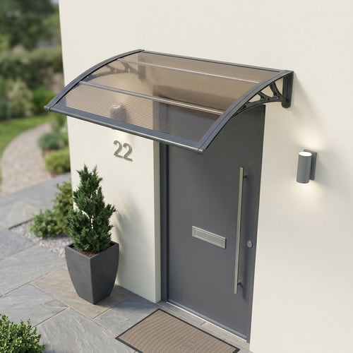 Auvent de Porte d'Entrée Mellerud 5 mm d'Épaisseur [en.casa]