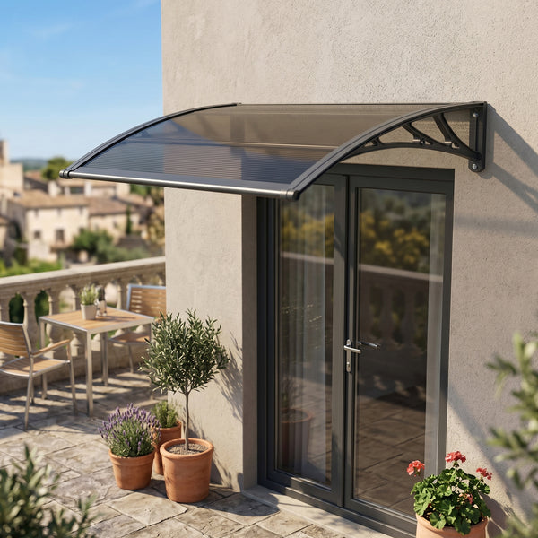 Auvent de Porte d'Entrée Mellerud 5 mm d'Épaisseur [en.casa]