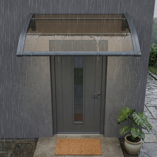 Auvent de Porte d'Entrée Mellerud 5 mm d'Épaisseur [en.casa]