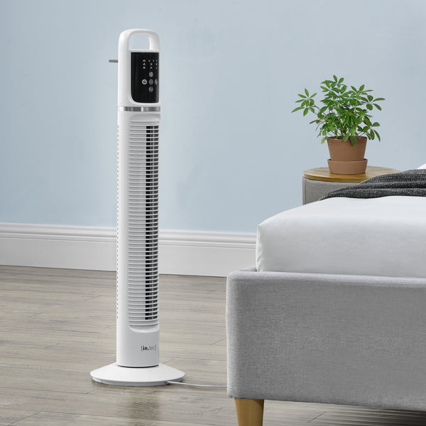 Ventilateur Colonne 3 VItesse Plastique 40W 78 x 18 x 18 cm plusieurs couleurs [in.tec]