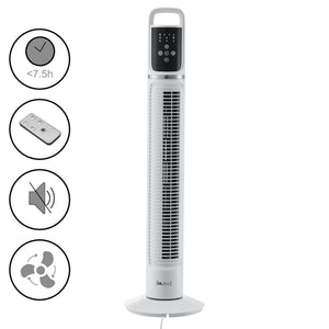 Ventilateur Colonne 3 VItesse Plastique 40W 78 x 18 x 18 cm plusieurs couleurs [in.tec]