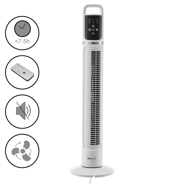 Ventilateur Colonne 3 VItesse Plastique 40W 78 x 18 x 18 cm plusieurs couleurs [in.tec]