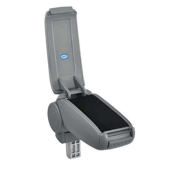 Accoudoir central VW Up! - Repose-bras avec compartiment de rangement - rembourré - noir - gris pro.tec