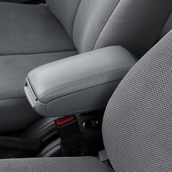 Accoudoir central VW Up! - Repose-bras avec compartiment de rangement - rembourré - noir - gris pro.tec