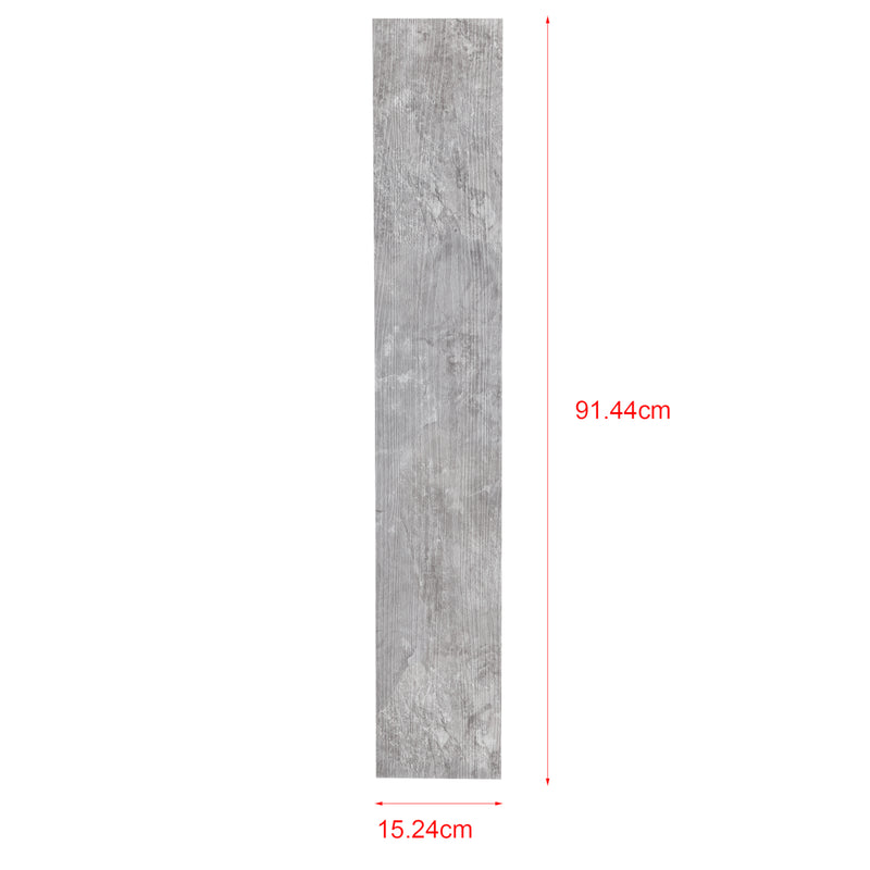 Croquis coté Revêtement de Sol Adhésif Valona PVC Vinyle Slate Grey Oak Chêne Gris Ardoise [neu.holz]