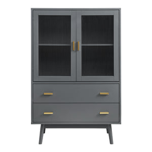 Armoire vitrée Susa 120 x 80 x 40 cm [en.casa]