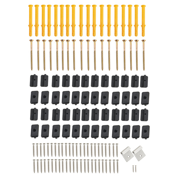 Ensemble complet de lames WPC Deilingen en différentes couleurs et tailles [neu.holz]