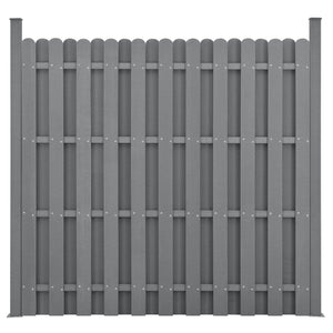 Clôture de Jardin WPC Plusieurs Couleurs 185 x 193 cm [neu.holz]