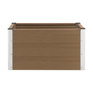 Caisse à Fleurs Bois Composite WPC Plusieurs Couleurs 100 x 50 x 50 cm Plusieurs Couleurs [neu.holz]