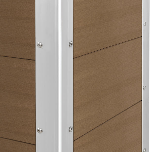 Caisse à Fleurs Bois Composite WPC Plusieurs Couleurs 100 x 50 x 50 cm Plusieurs Couleurs [neu.holz]