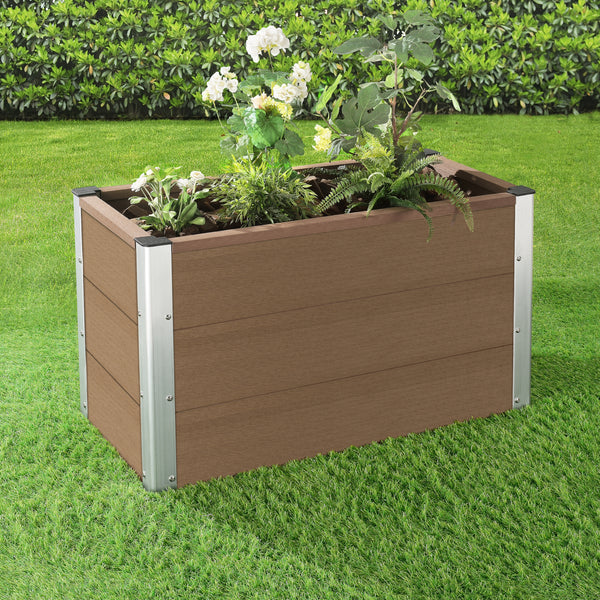 Caisse à Fleurs Bois Composite WPC Plusieurs Couleurs 100 x 50 x 50 cm Plusieurs Couleurs [neu.holz]